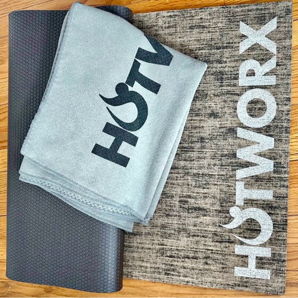 HOTWORX Yoga Mat and Towel Set